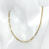 18kt Gold Paperclip Chain