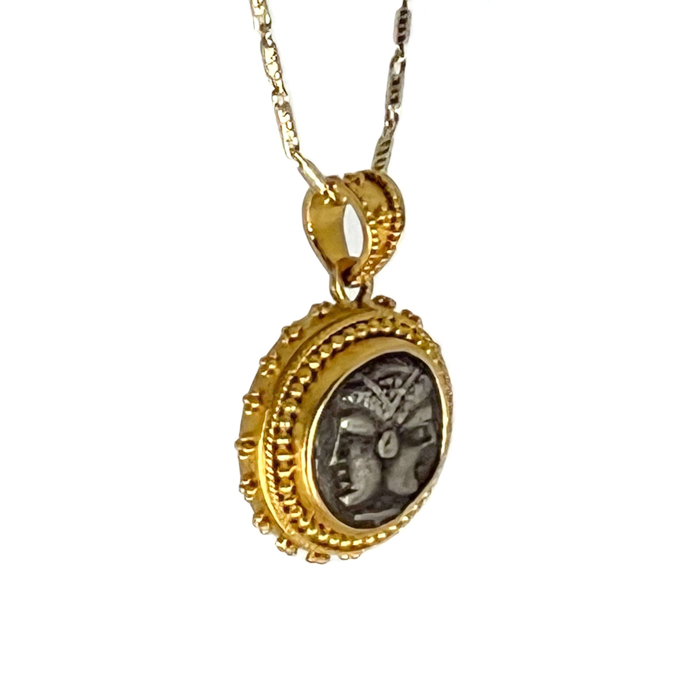 Ancient Greek Coin Pendant