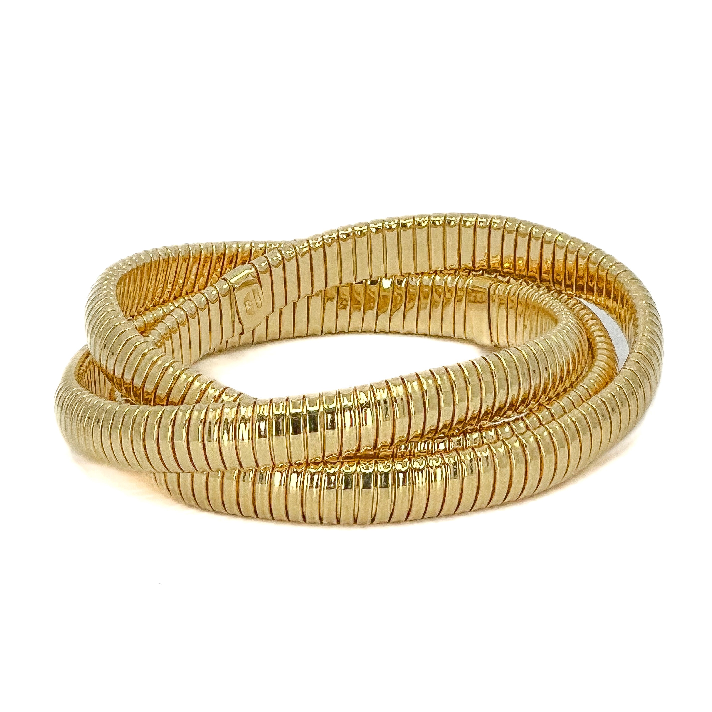 18kt Triple Bangle