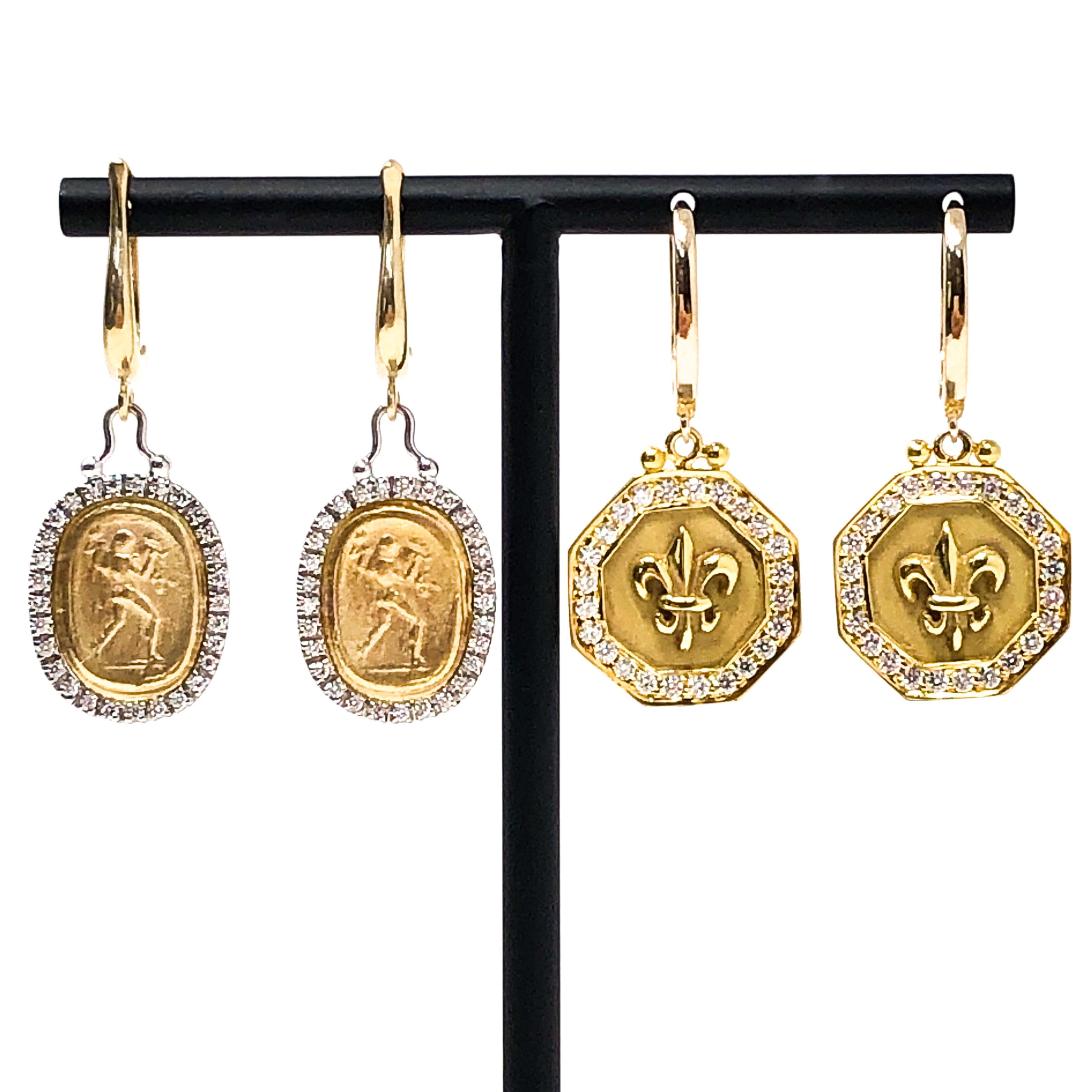 Roman Motif Earrings