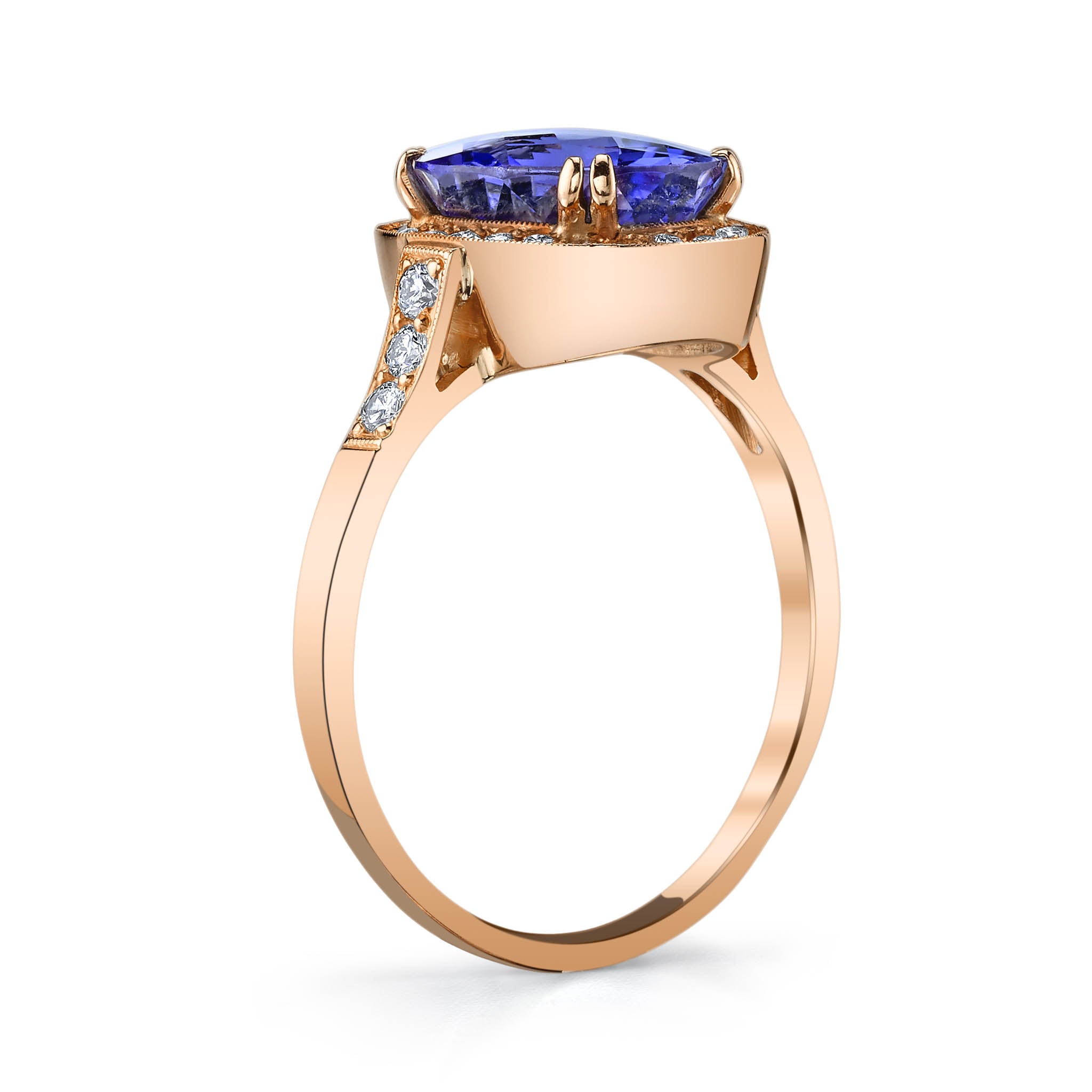 Tanzanite and Diamond Ring
