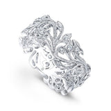 Platinum and Diamond Vine Band