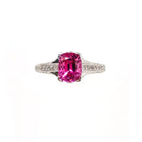 18kt White Gold Pink Spinel Ring