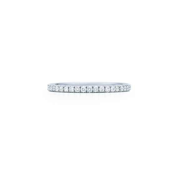 18k White Gold and Diamond Eternity Band