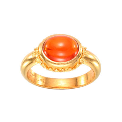 22kt Yellow Gold and Fire Opal Ring