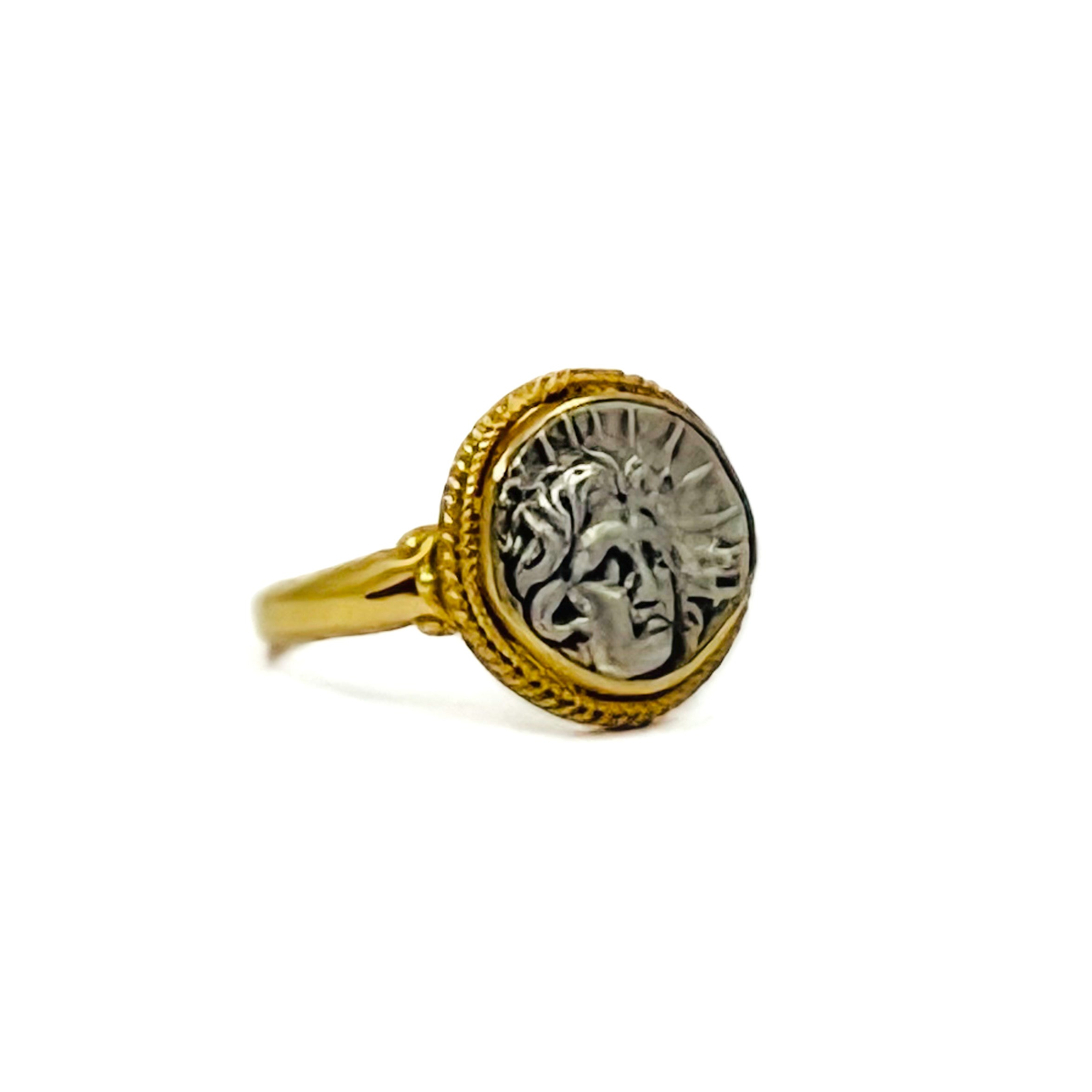 Ancient Rhodes Coin Ring