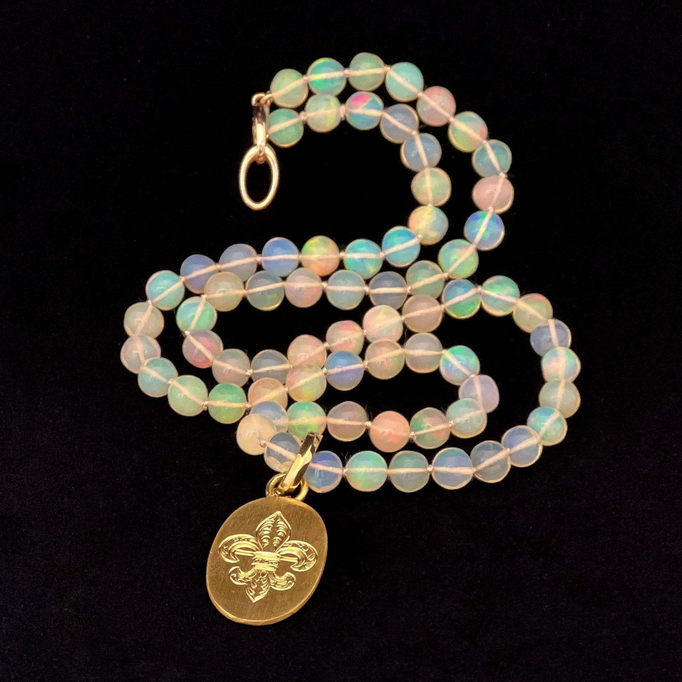 Gold Fleur de Lis Pendant