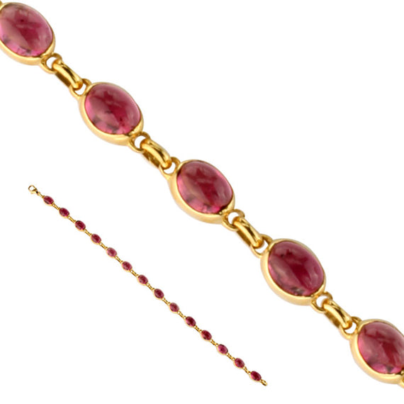 Pink Tourmaline Bracelet