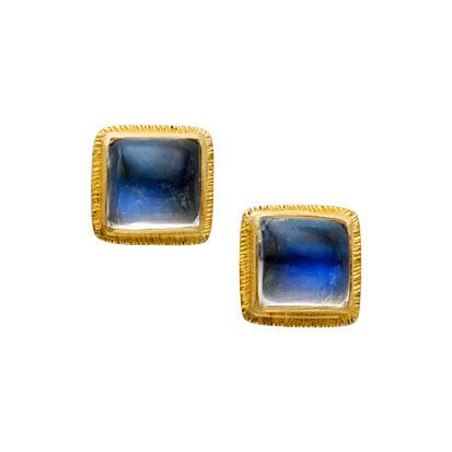 Blue Moonstone Earrings