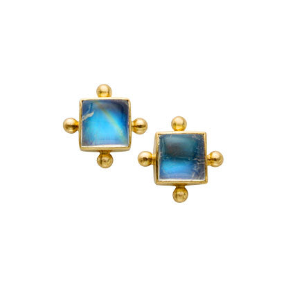 Blue Moonstone Earrings