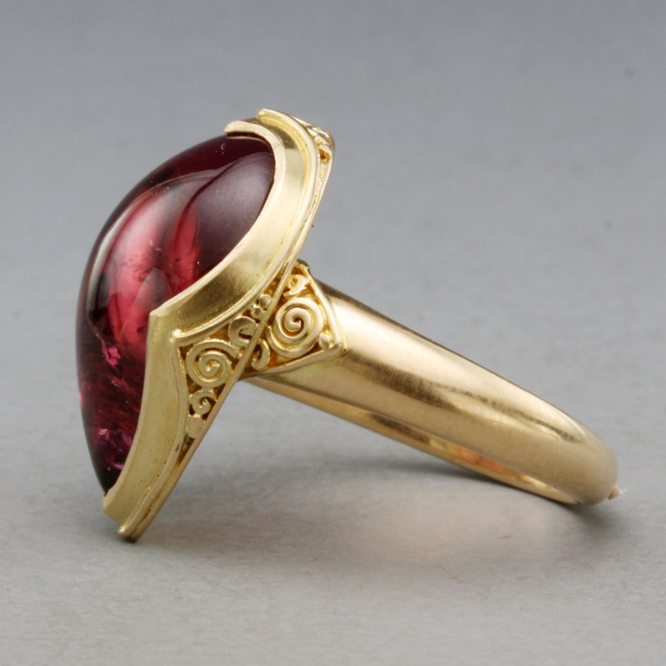 Pink Tourmaline Ring