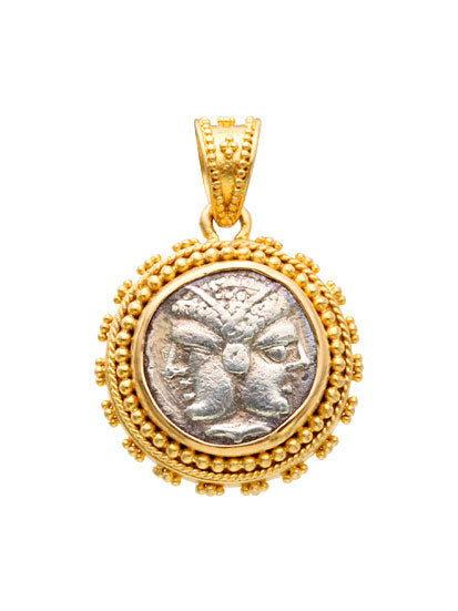 Ancient Greek Coin Pendant