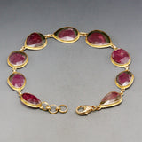 Watermelon Tourmaline Bracelet