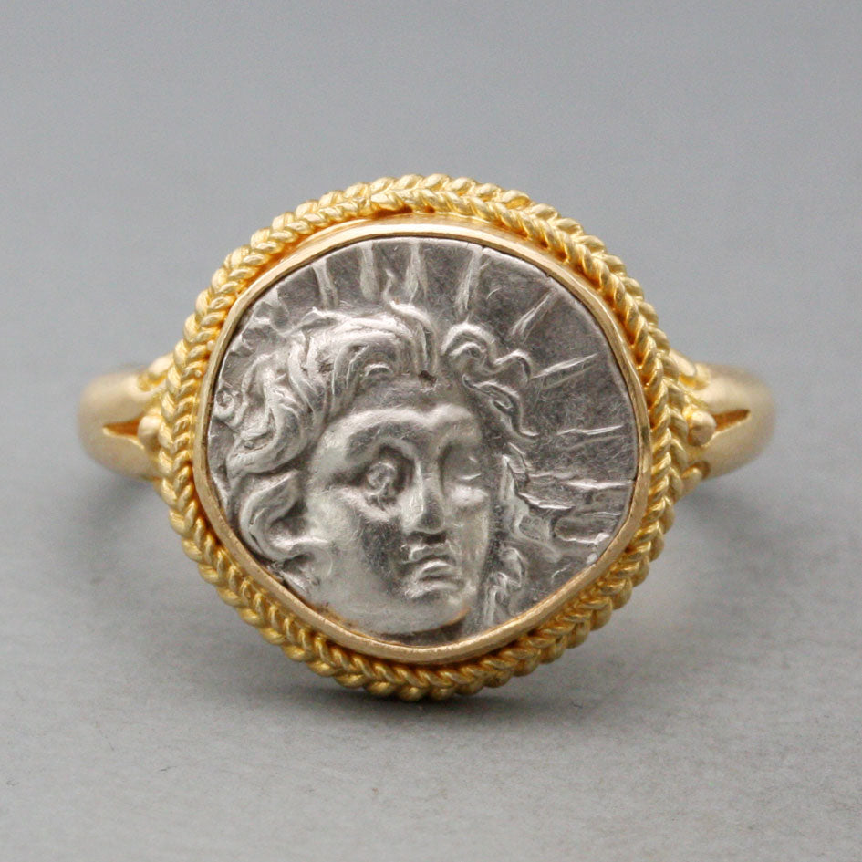 Ancient Rhodes Coin Ring