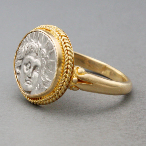 Ancient Rhodes Coin Ring