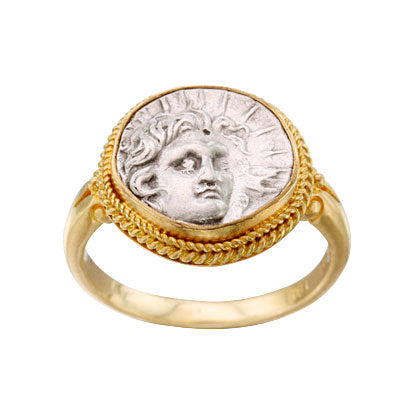Ancient Rhodes Coin Ring