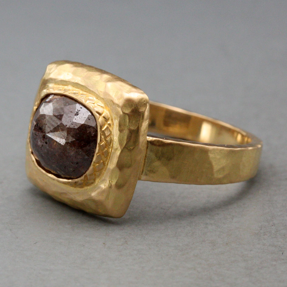 Brown Diamond Ring