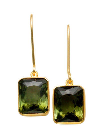 Green Tourmaline Earrings