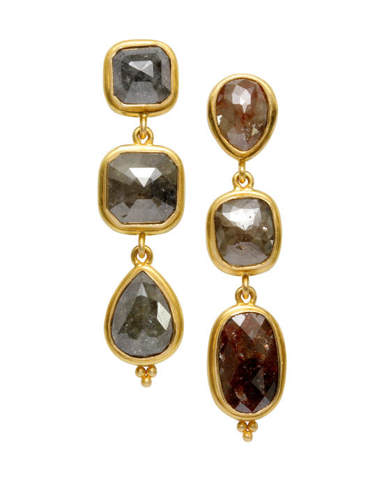 Diamond Dangle Earrings
