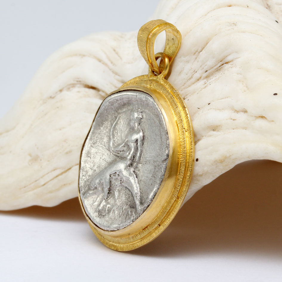 Ancient Coin Pendant