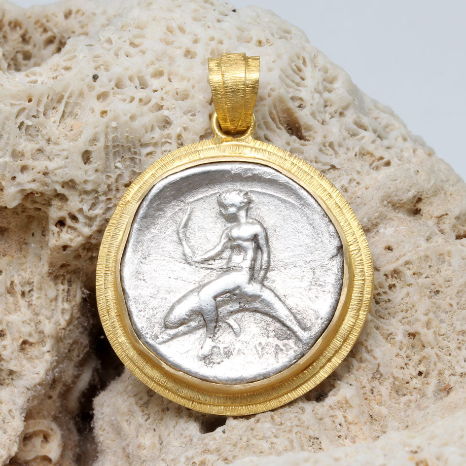 Ancient Coin Pendant