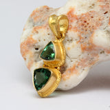 Blue-Green Tourmaline Pendant