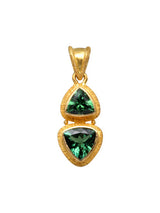 Blue-Green Tourmaline Pendant