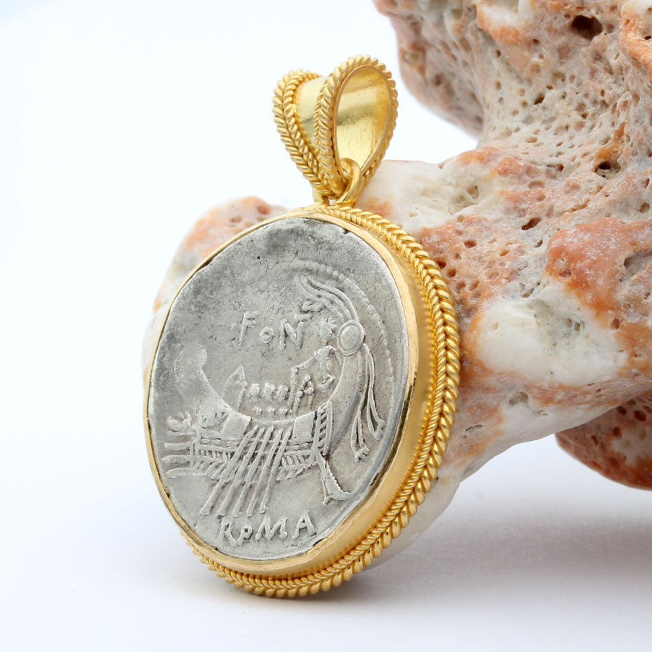 Ancient Coin Pendant