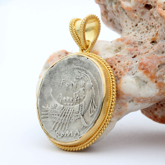 Ancient Coin Pendant
