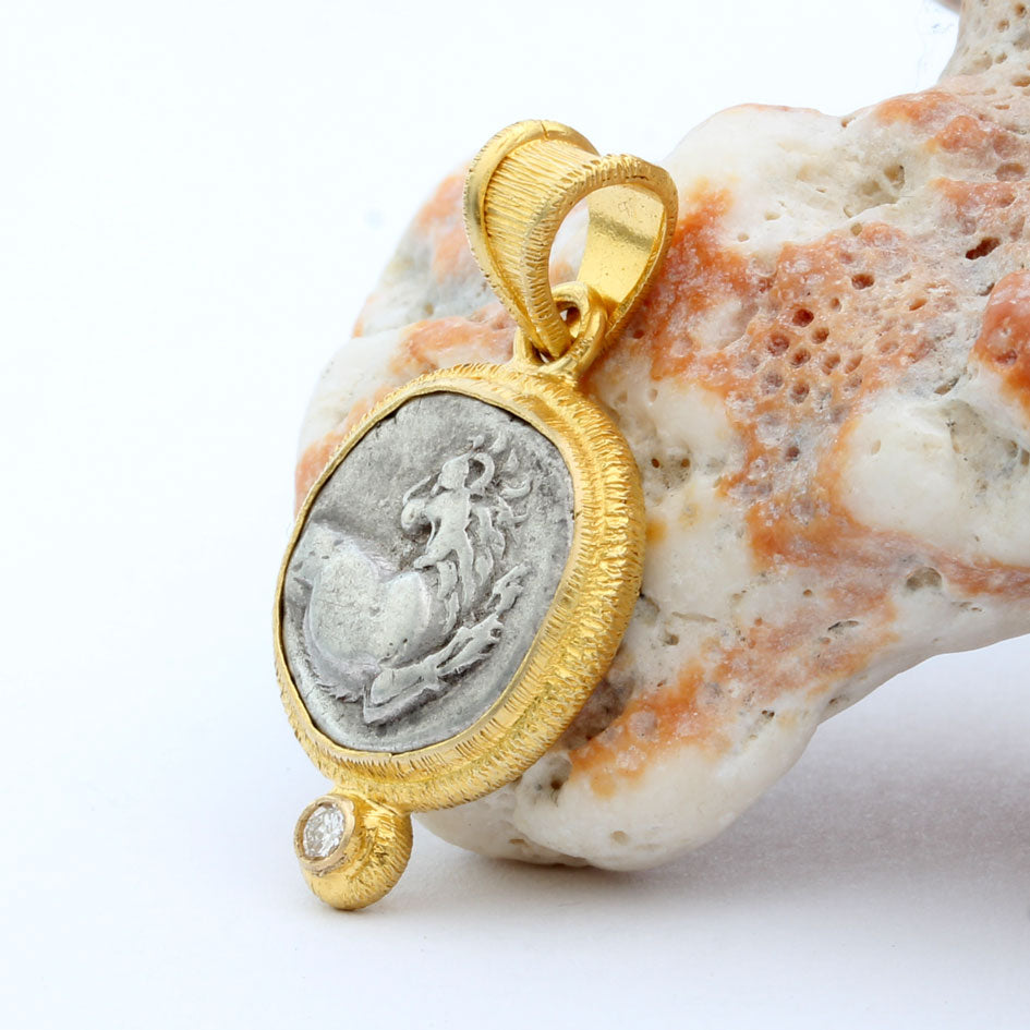 Ancient Coin Pendant