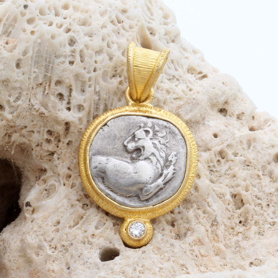 Ancient Coin Pendant