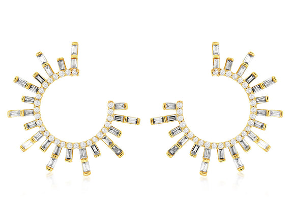 Diamond Starburst Earrings