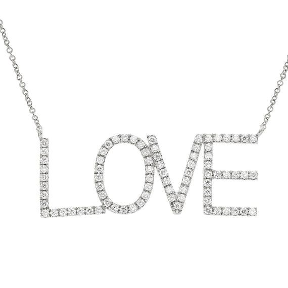 Diamond "LOVE" Pendant
