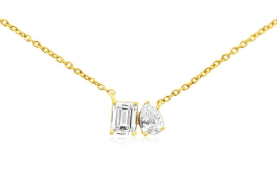 Toi Et Moi Diamond Pendant