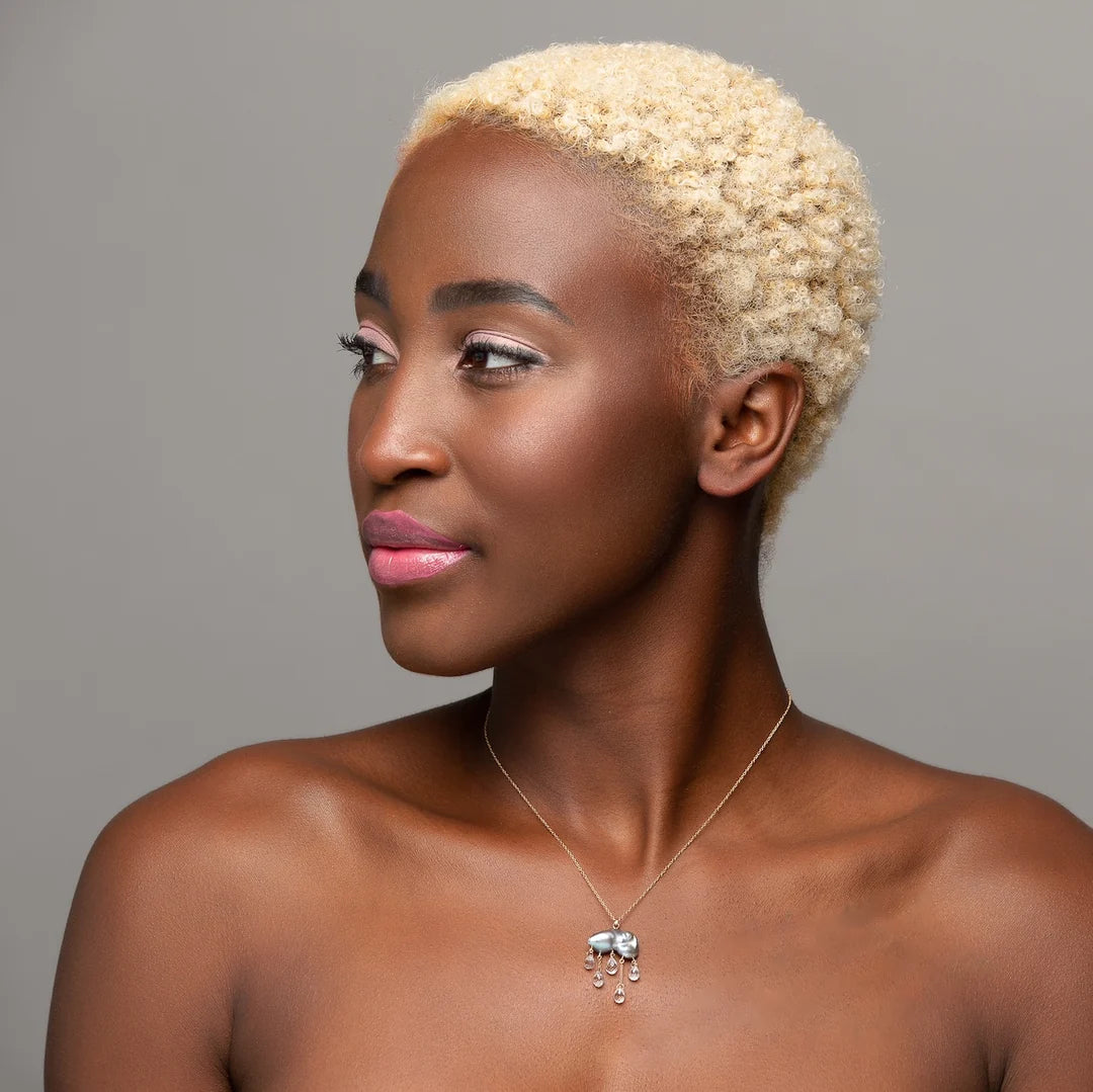 14KT Grey Monsoon Necklace