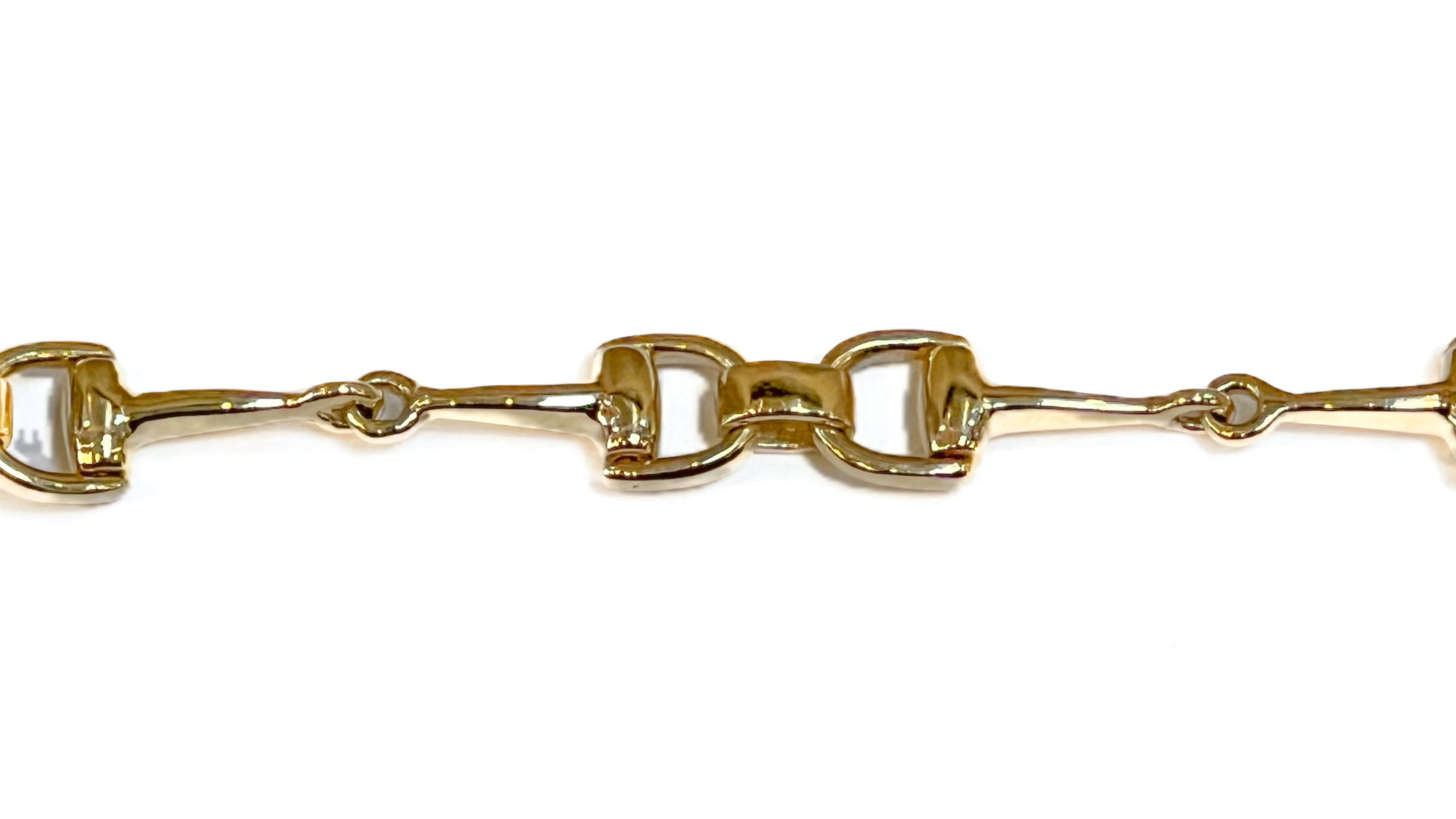 Solid Horse Bit Link Bracelet