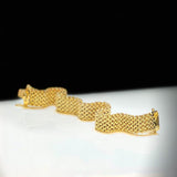 Gold Woven Mesh Bracelet