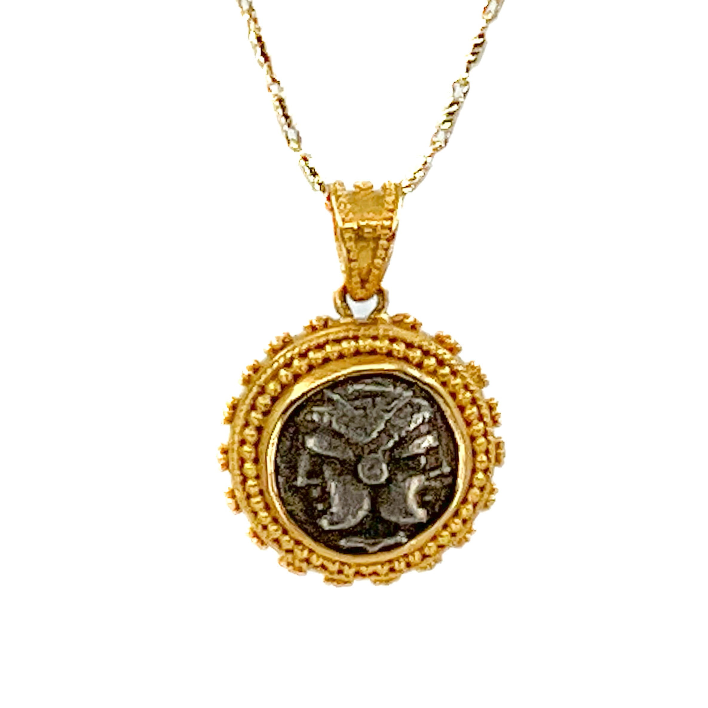Ancient Greek Coin Pendant