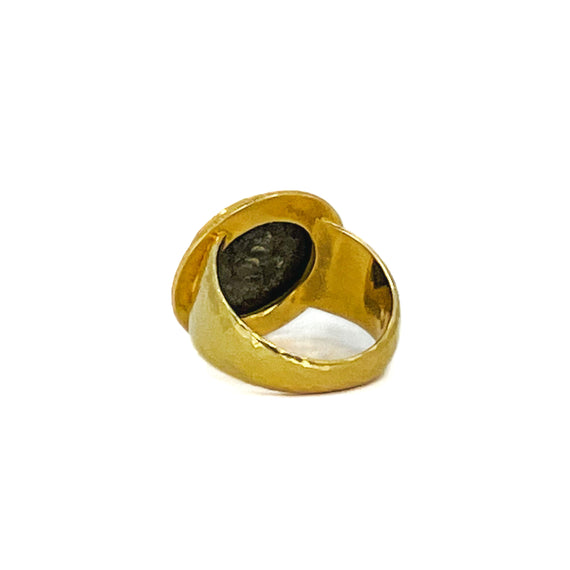 Gent’s Greek Coin Ring