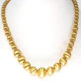18kt Gold Ball Necklace