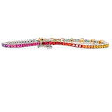 Rainbow Sapphire Pride Bracelet